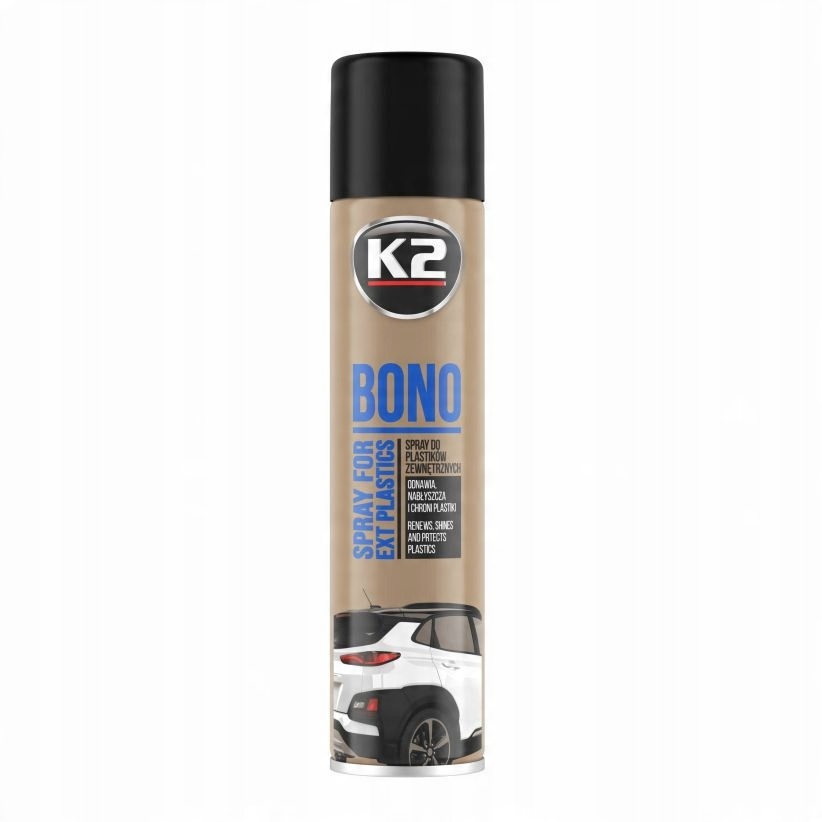 

K2 Płyn Spray Czarnidło Do Plastików Gumy Opon