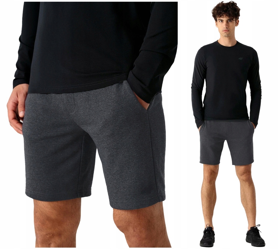 

4F Spodenki Dzianinowe Dresowe SKMD350 > XXXL