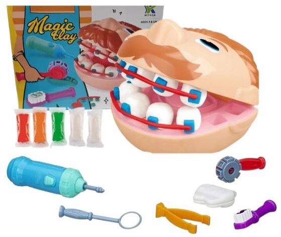 

Dentysta 5X Ciastolina Elek. Wiertło Zestaw