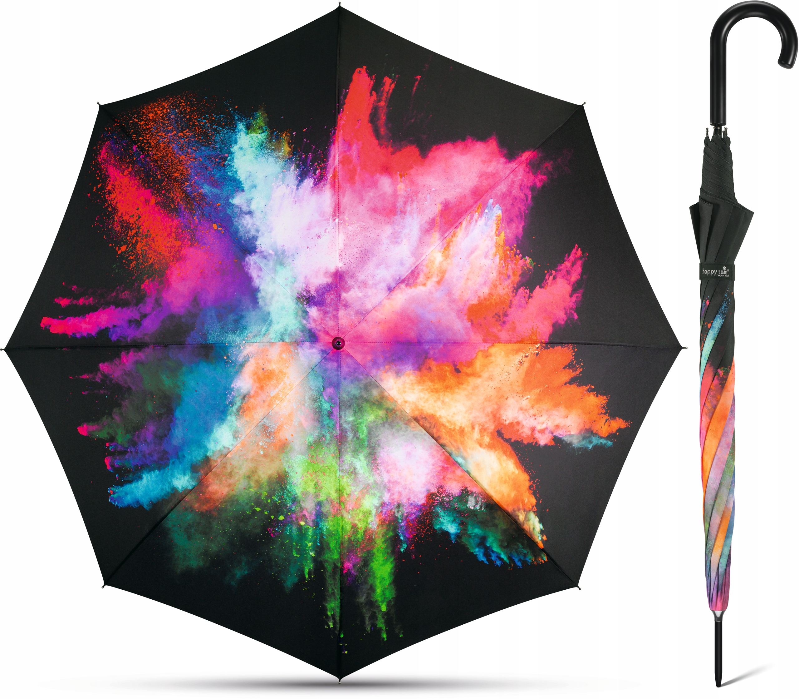 

Parasol Parasolka Damska Happy Rain Długa Kosmos