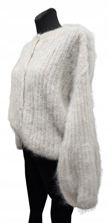 Roztomilý Svetr S Knofly A Rukávy Do Zvonů 81% Dětská Moh GIANGMI-358 PLN-258 Pln