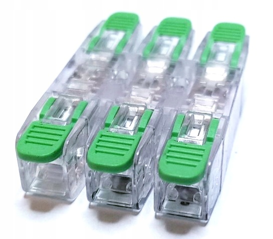 

Szybkozłączka Przelotowa Złączka 3 x 0.5 4.0 mm²
