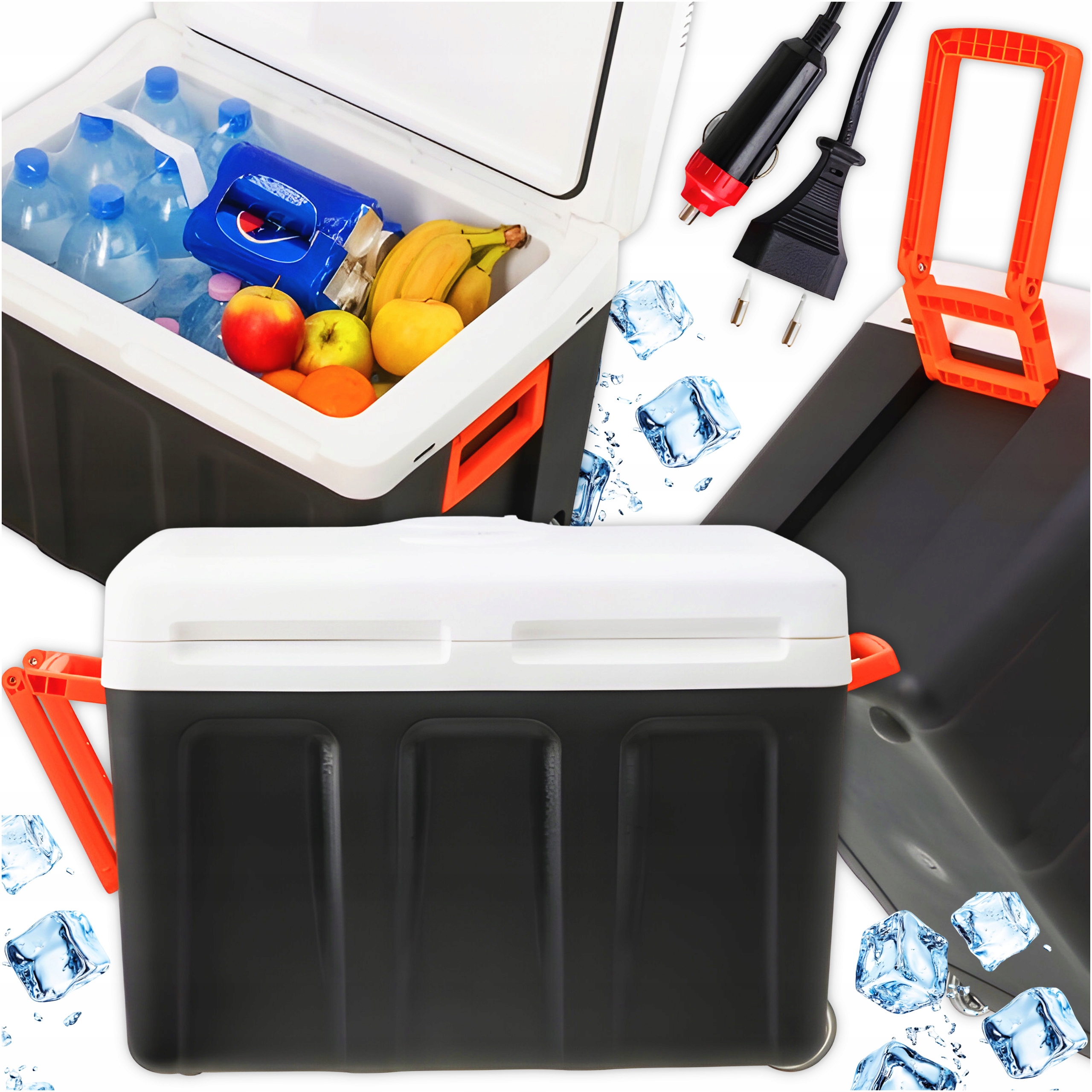 Lodówka Elektryczna Turystyczna Samochodowa 230V Podróżna Adler AD8090 40L
