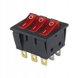 

Przełącznik klawiszowy KCD3-303L On/off 15A 230V