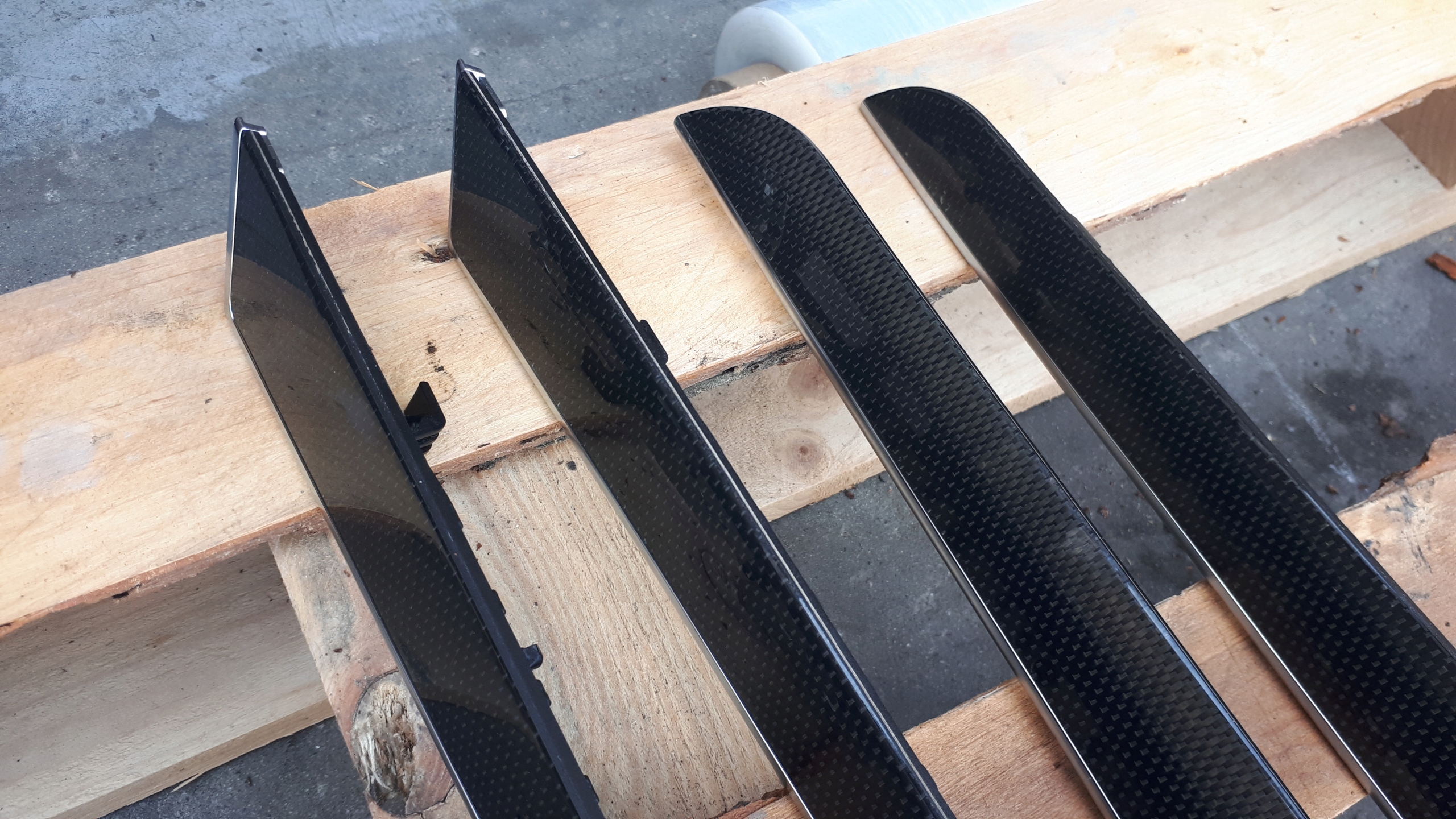 S4 B8 LIFT A4 Moulage DEKORY CARBON Portière Console