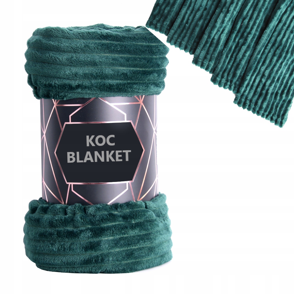 

Koc Z Mikrofibry 160X200 Miękki Pled Narzuta Kapa