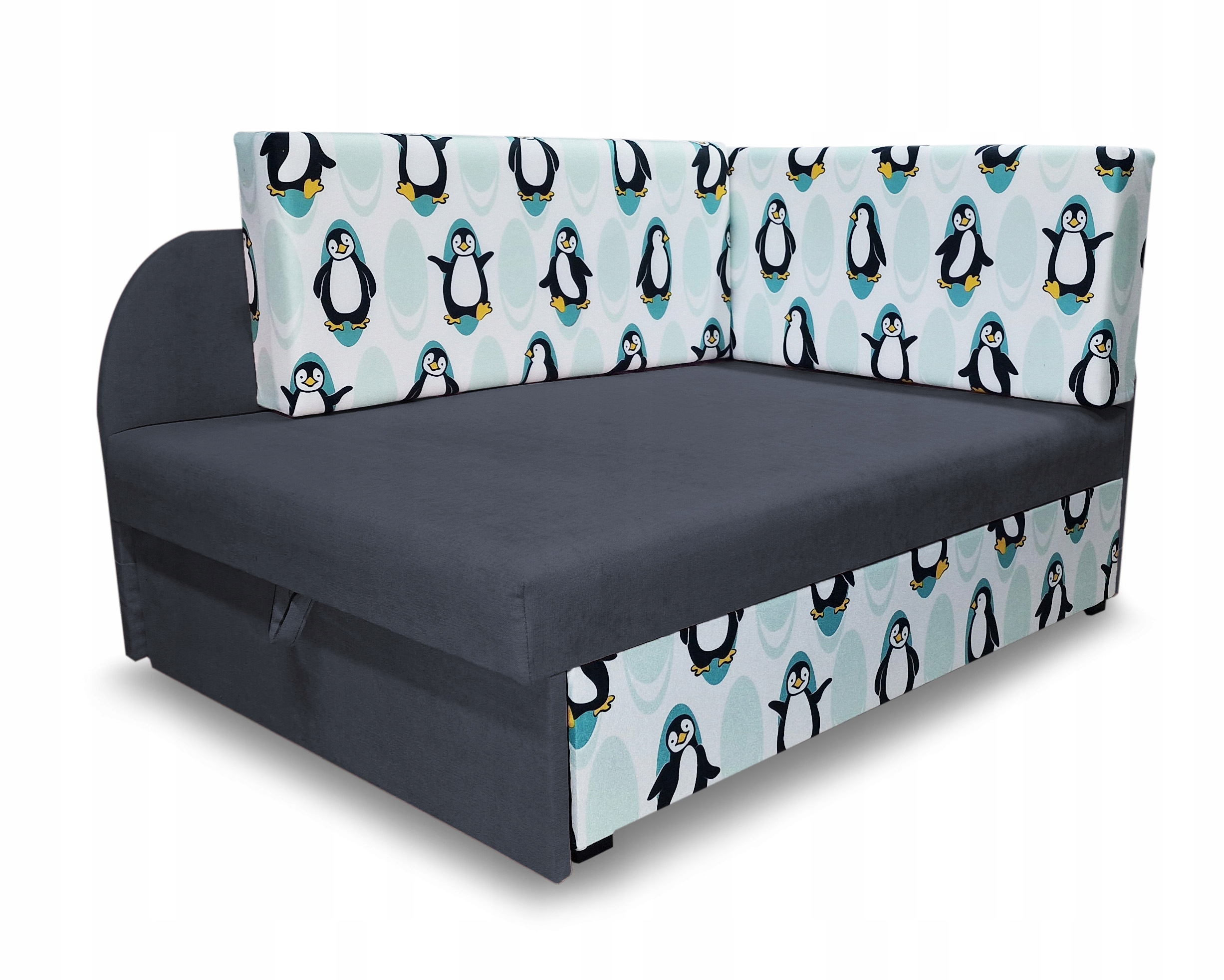 Wygodne łóżko dziecięce - rozkładane, regulowane, pojemnik KUBUŚ