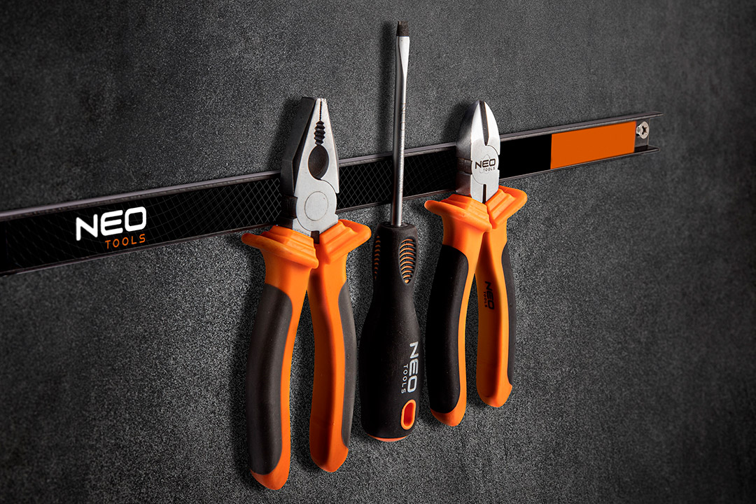 NEO LISTWA MAGNETYCZNA LISTWY NA NARZĘDZIA ORGANIZER ZESTAW UDŹWIG 3-10kg Marka Neo Tools