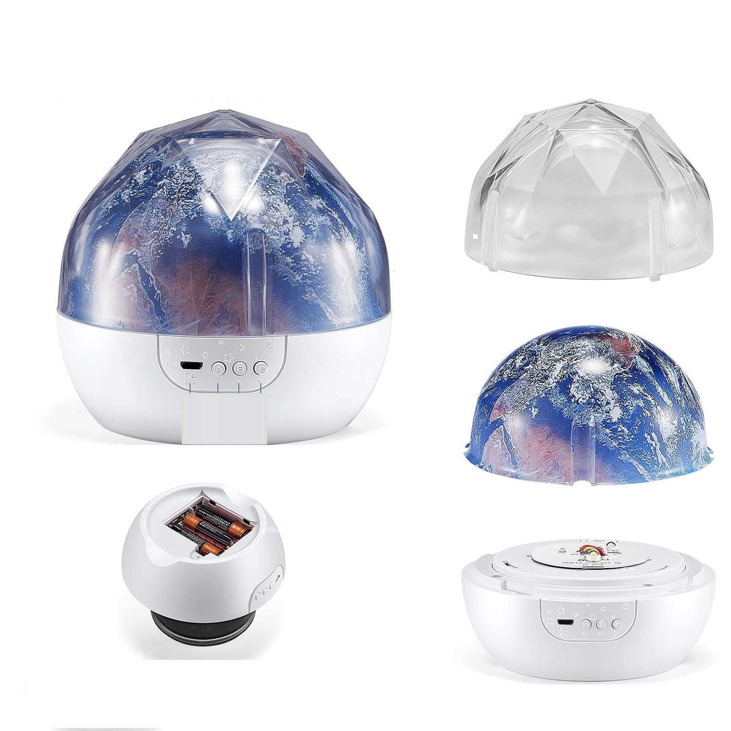 

Lampka Led Nocna Obrotowa Projektor Gwiazd