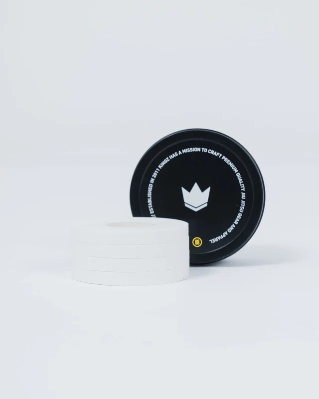 KiNGZ Taśma do palców BJJ Finger Tape 8mm biała