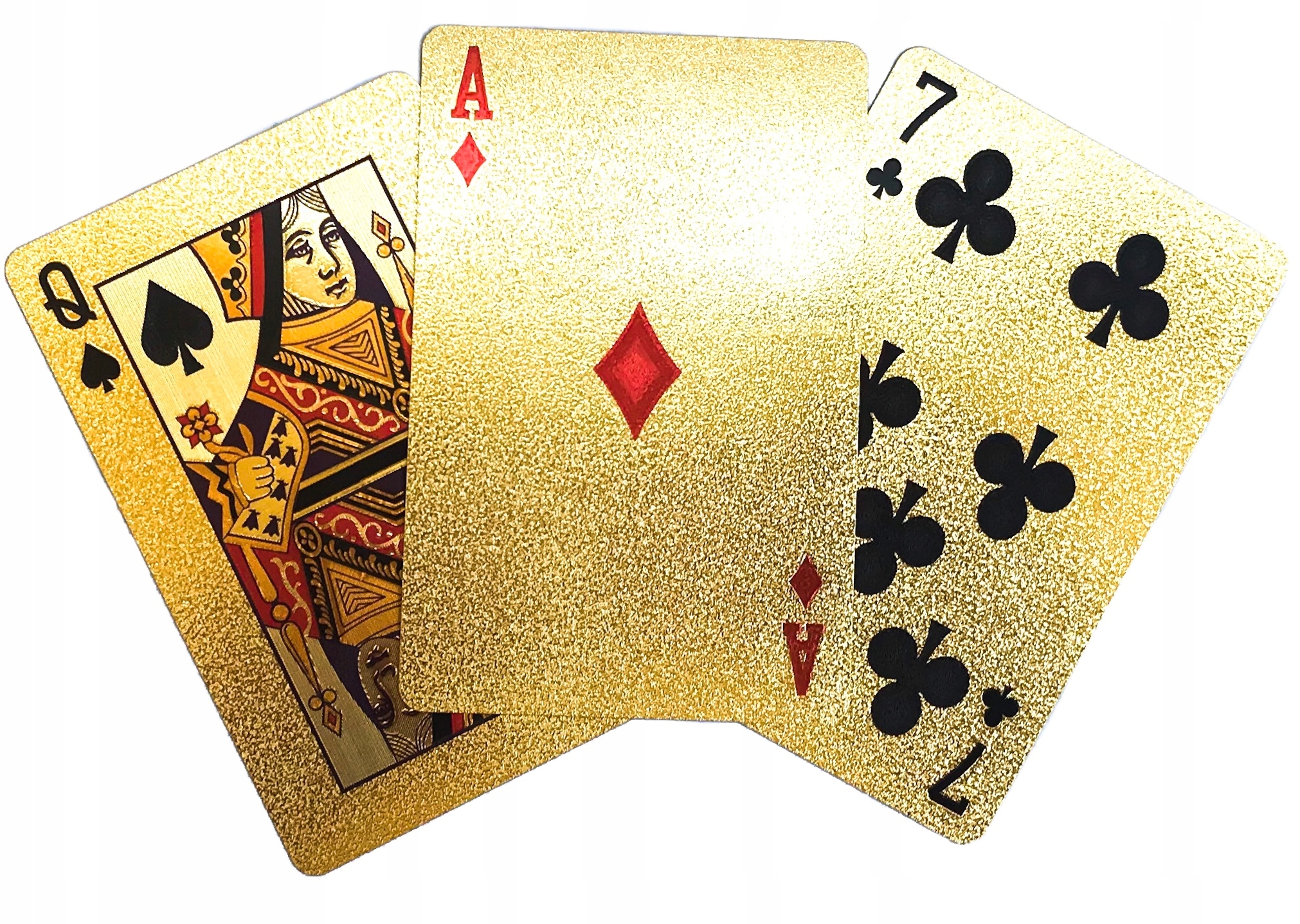 KARTY DO GRY PLASTIKOWE ZŁOTE DOLARY PIENIĄDZE EAN (GTIN) 5902706302783