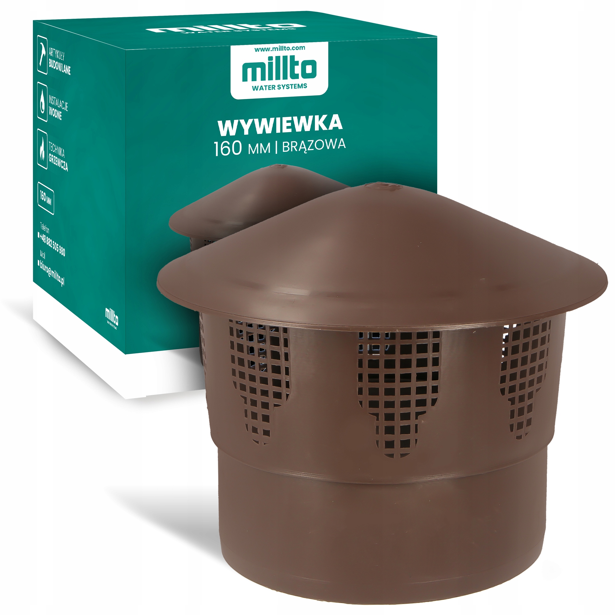 

Wywiewka kanalizacyjna Daszek Kominek 160 Pp