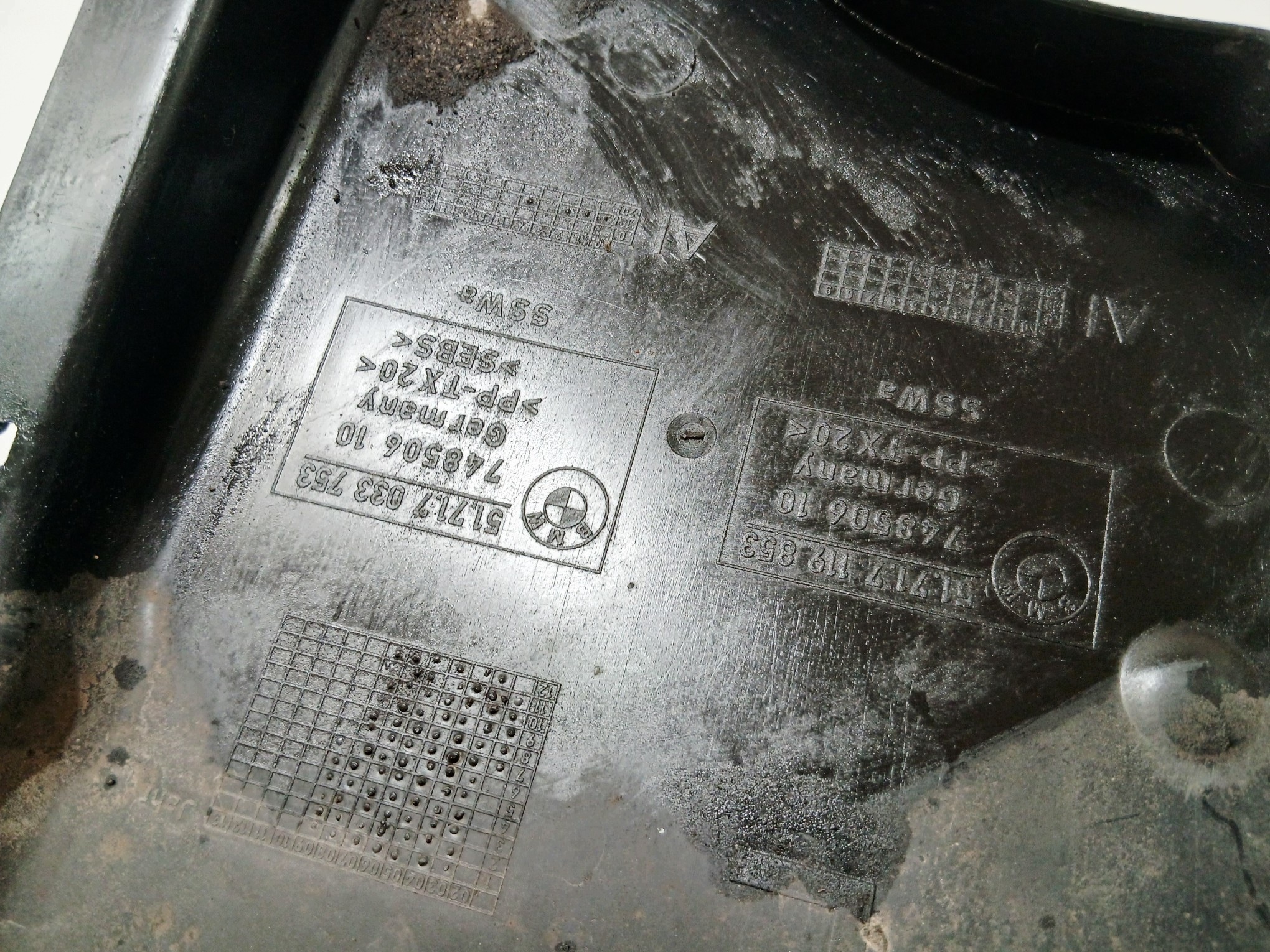 cover triangle NADKOLA left BMW E61 LCI 7033753
