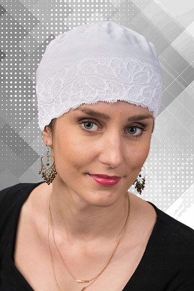 Turban ŚPIOSZEK Z KORONKĄ Turbany Lidia 1/20