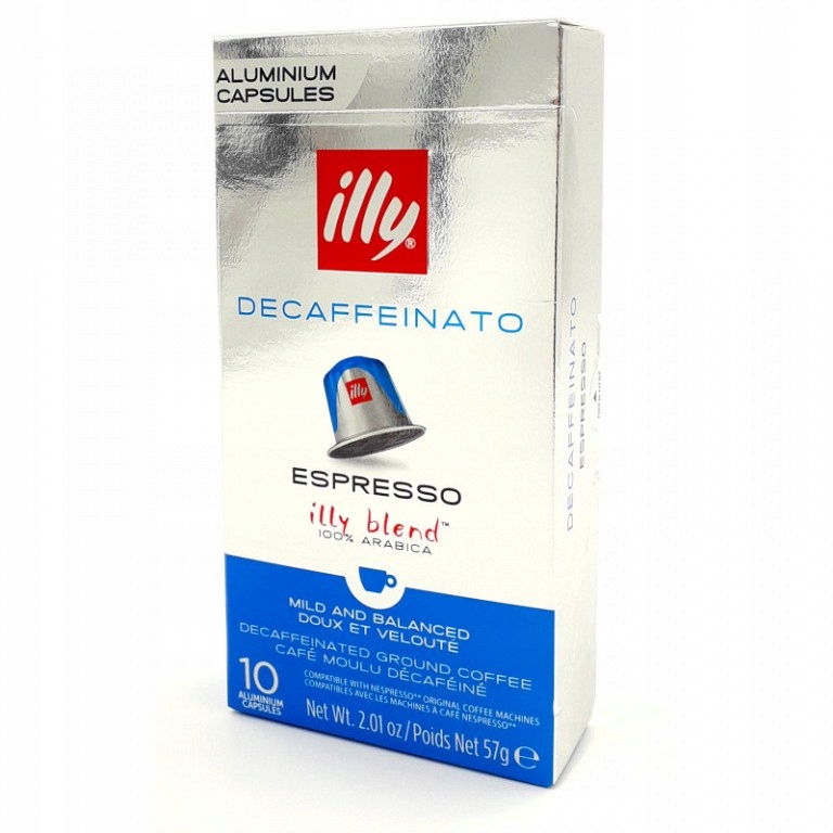 Levně Kapsle pro Nespresso Ecaffe Illy Decaff Espresso 10 ks