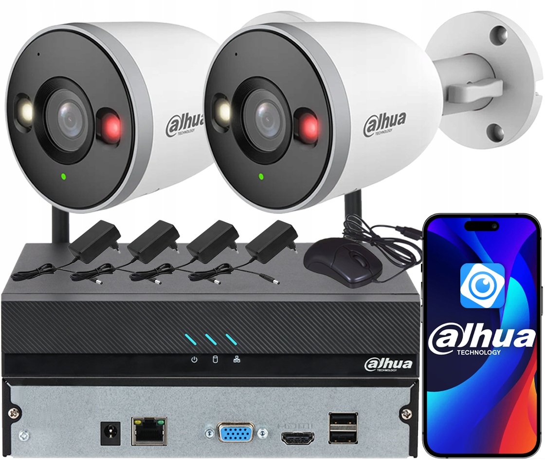 Monitorovanie Dahua 5MPx IPC-F5DP-IL 2x Kamera Smart Dual Light Audio
