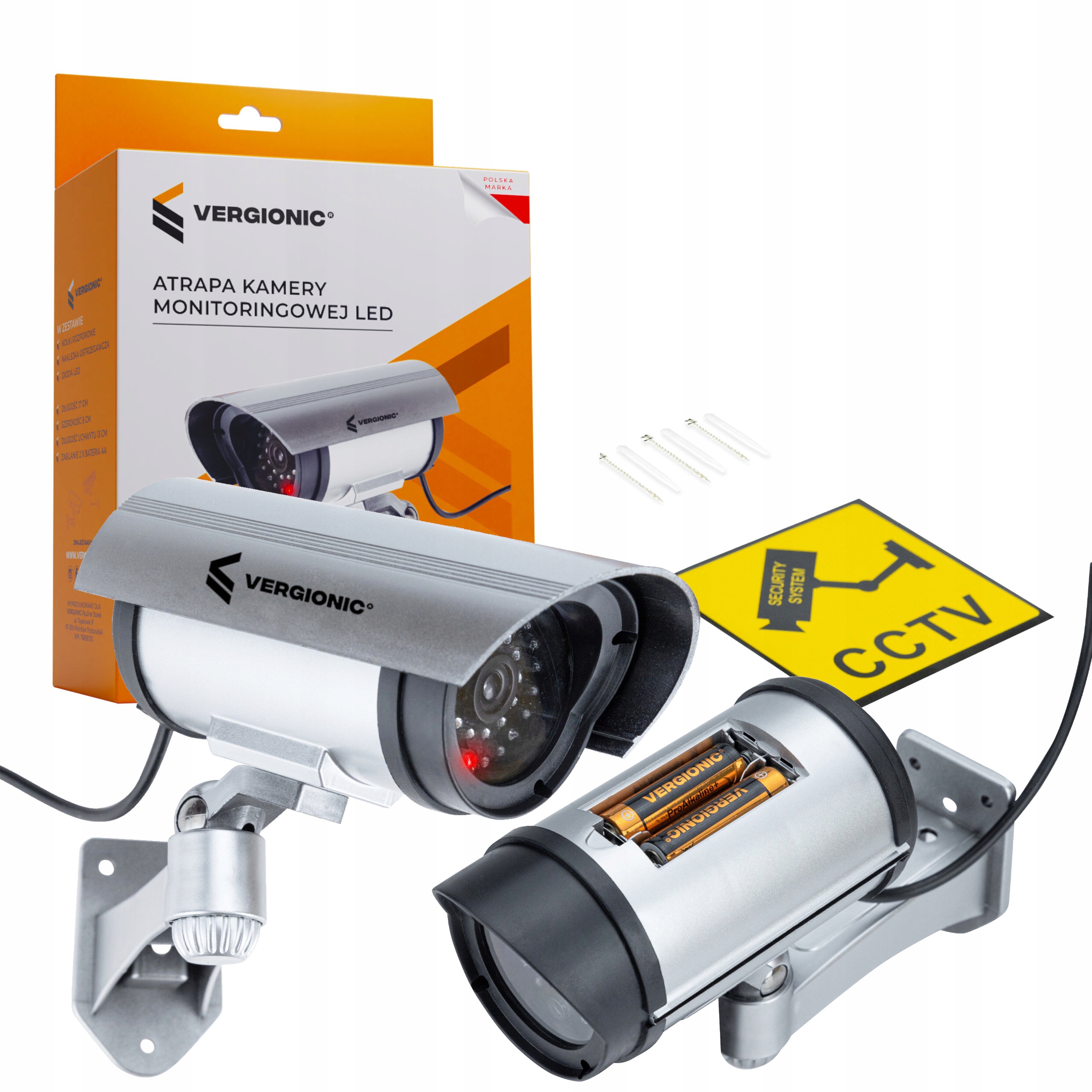 

Atrapa Kamery Z Diodą Ir Led Zewnętrzna Monitoring