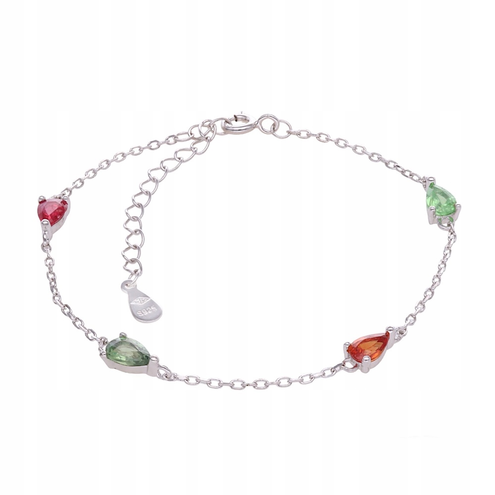 Stříbrný náramek Ag 925 Multi Safír NA1878-B-MU-WP
