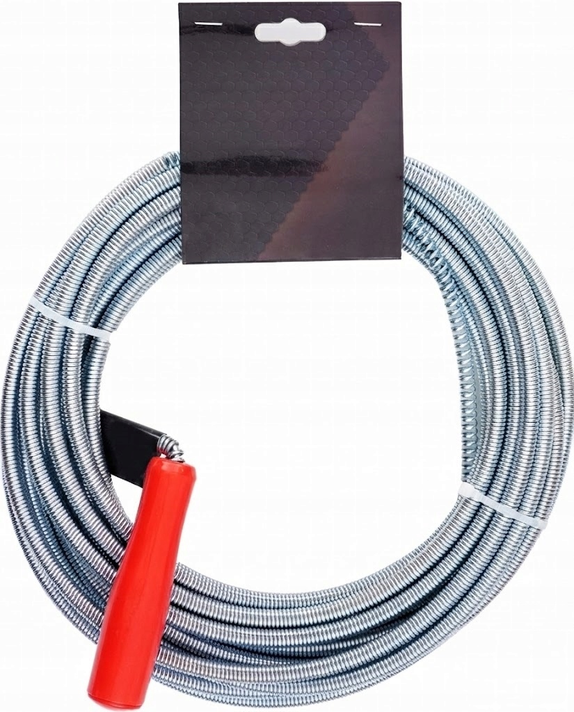 SPIRALA ŻMIJKA DO CZYSZCZENIA KANALIZACJI 10M X 9MM
