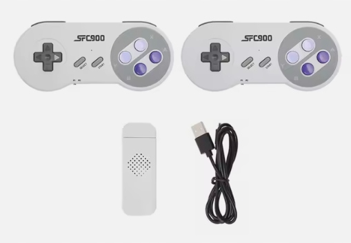 Konsola do gier RETRO SF900 dla Super Nintendo SNES NES z 4700 grami SZARA