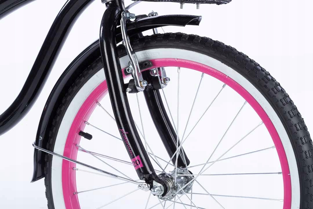 Rower Dziecięcy Rowerek 20 cali KOSZ OD 7 DO 9 LAT Rozmiar ramy 12