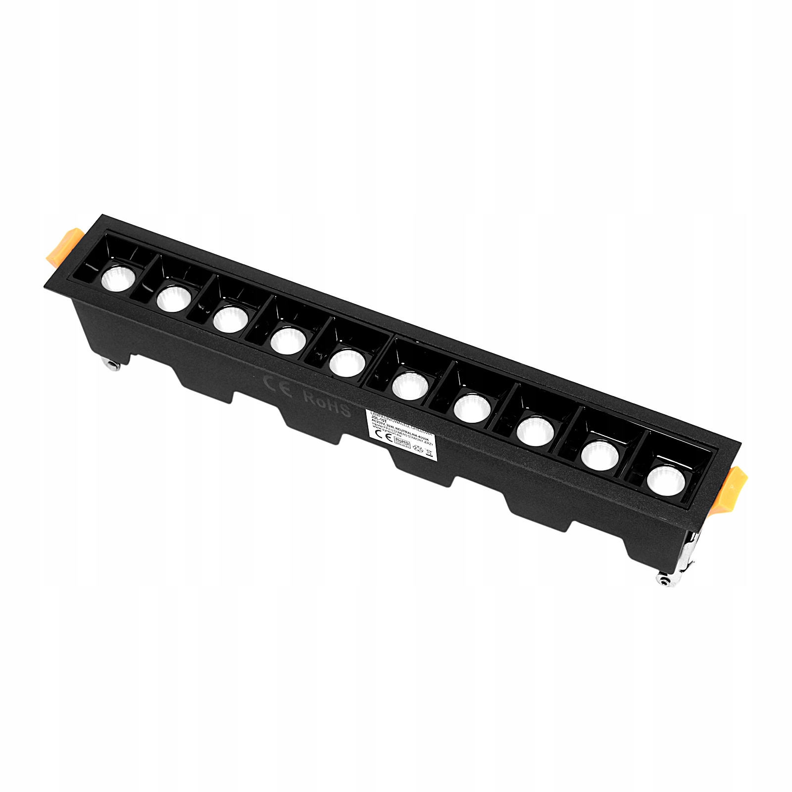 Podomietková Led lineárna lampa 20W čierna 3000K