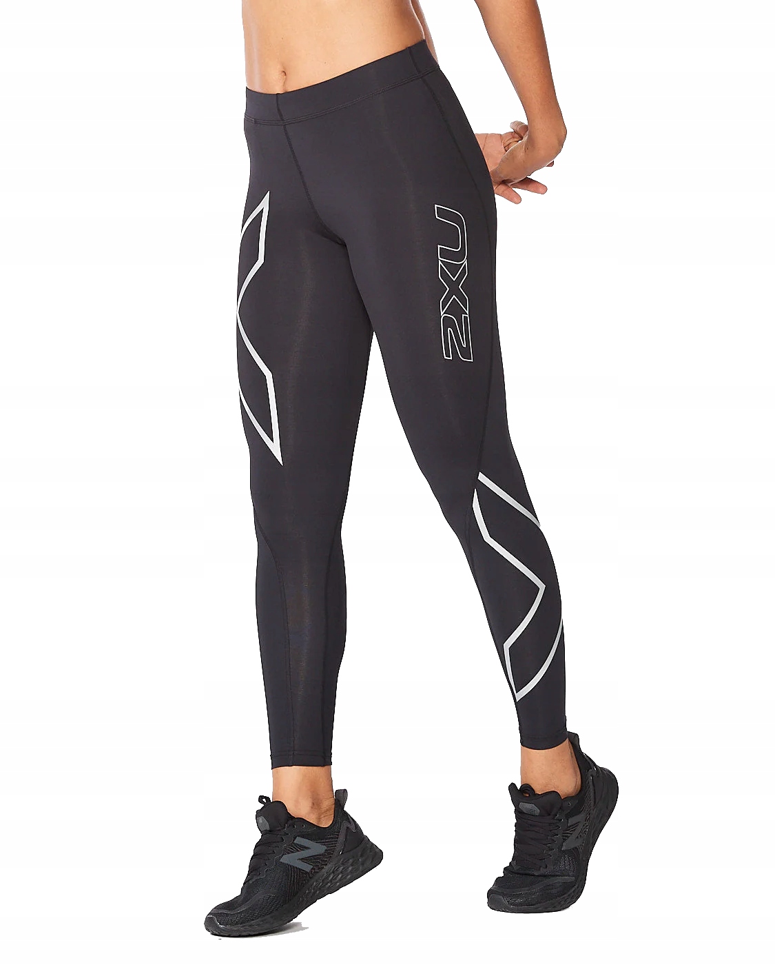 Spodnie legginsy treningowe damskie 2XU Core Compression Tights WA4173b M