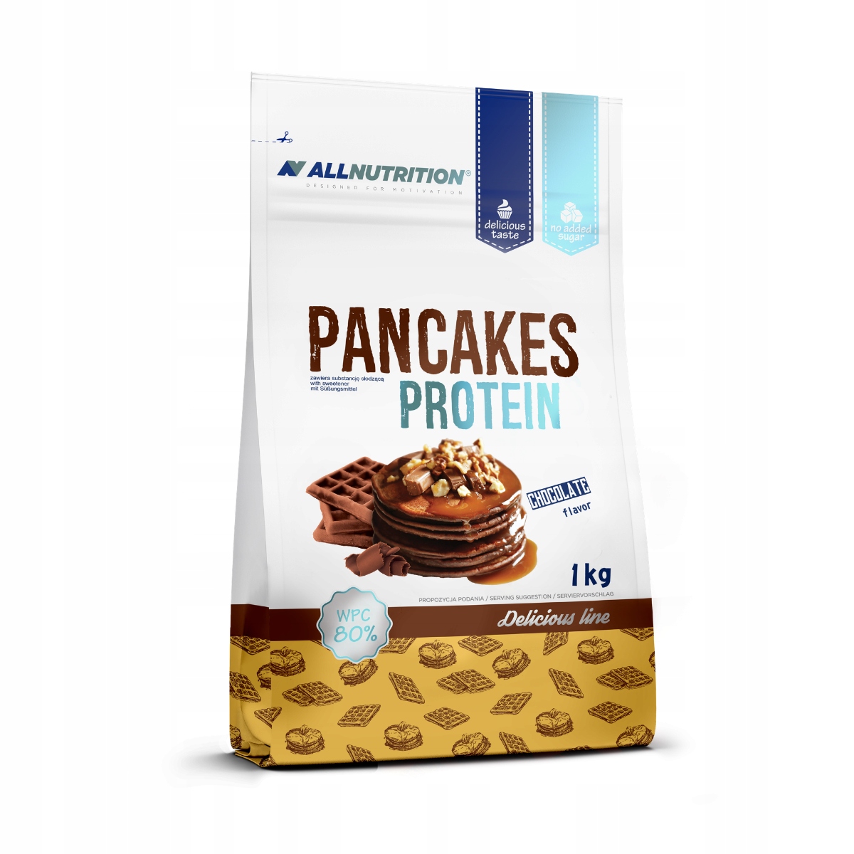 Allnutrition Pancakes Protein 1000g Czekolada Mieszanka Na Naleśniki Gofry