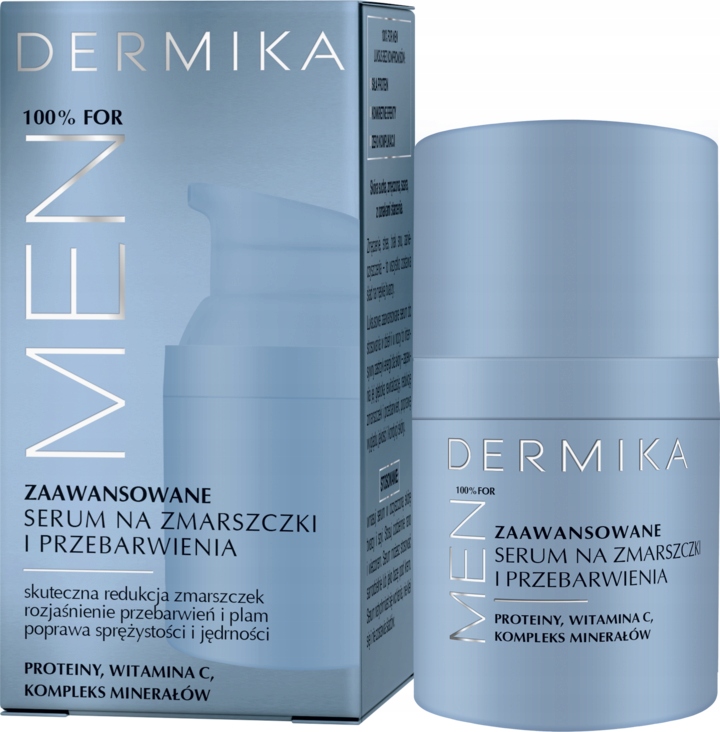Dermika 100 For Men Pleťové Sérum Na Vrásky A Pigmentové Skvrny 30 ML