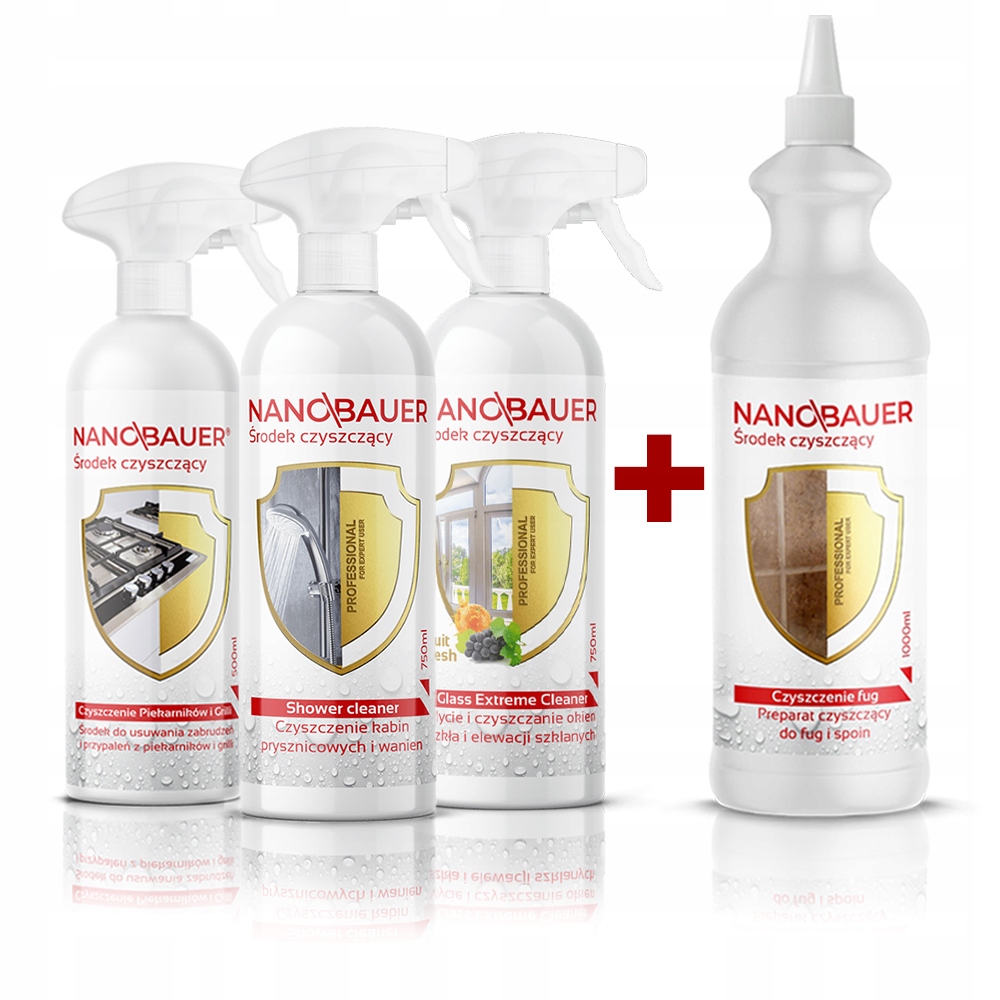 Levně Sada Prostředků na mytí domu Silný čisticí prostředek na spáry 1L