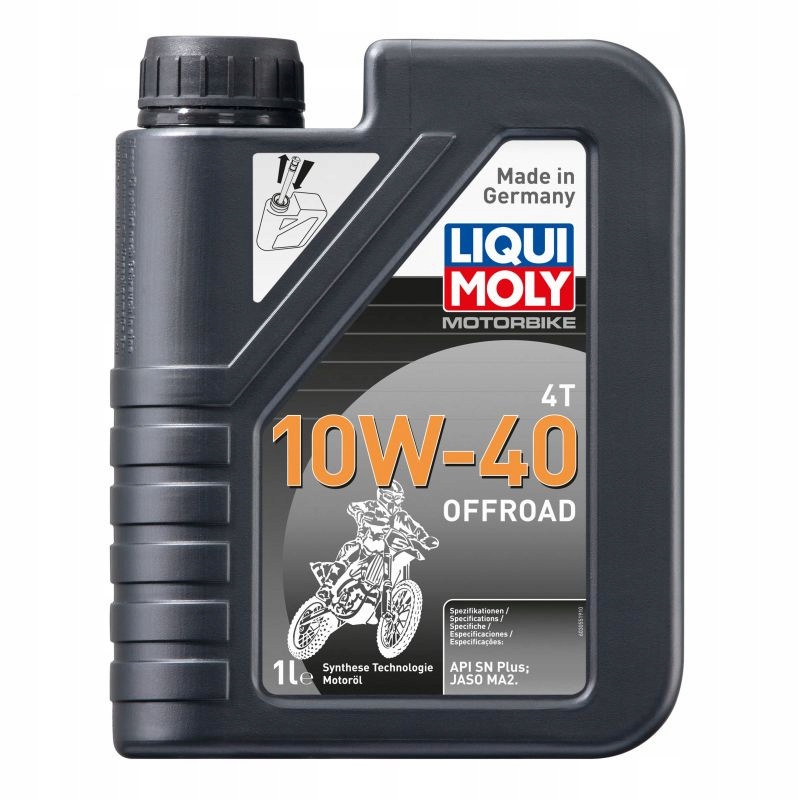Liqui Moly Polosyntetický motorový olej pre motocykle 10W40 Offroad 4 litre