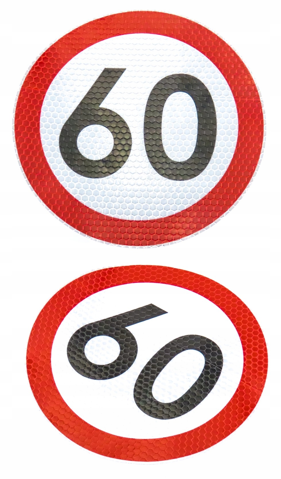 NAKLEJKA NALEPKA PRĘDKOŚCI ODBLASKOWA 60 KM/H 20CM CARGO-T005 za 11,50 ...