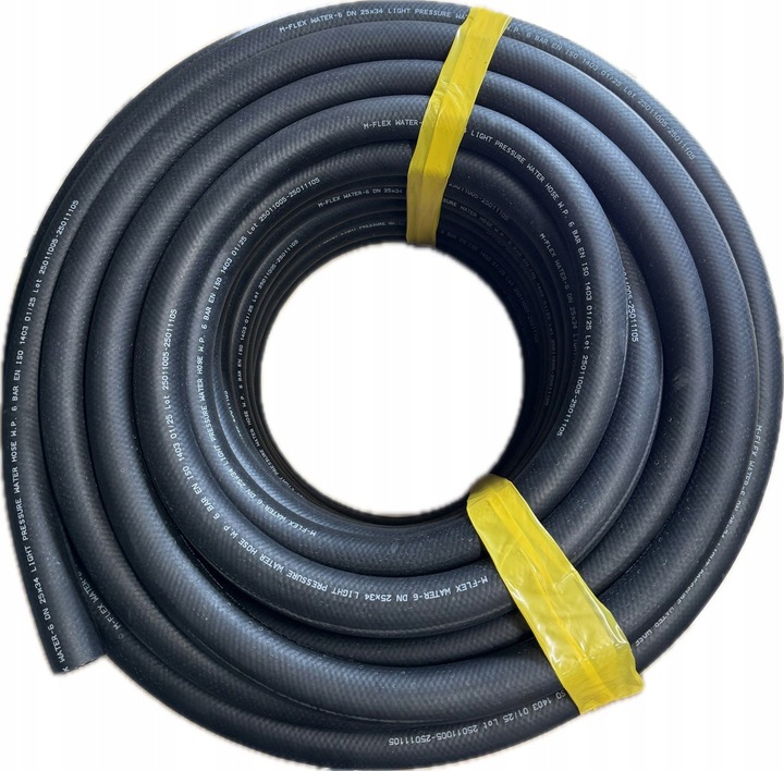 Gumová Tlačová Hadica Na Vodu Vyzbrojená Fi 13 MM 1/2" 6 Bar 50 m