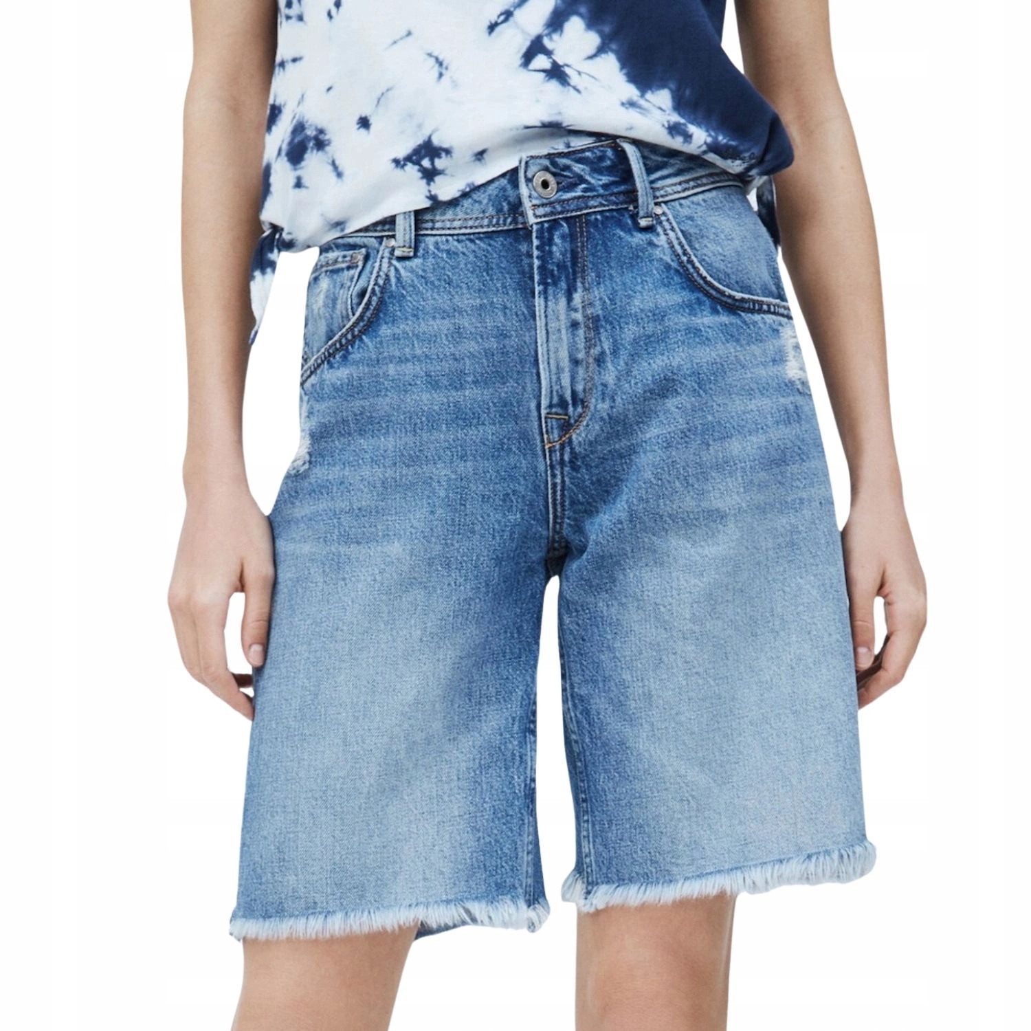 Dámské džínové bermudy Pepe Jeans Kraťasy vel.