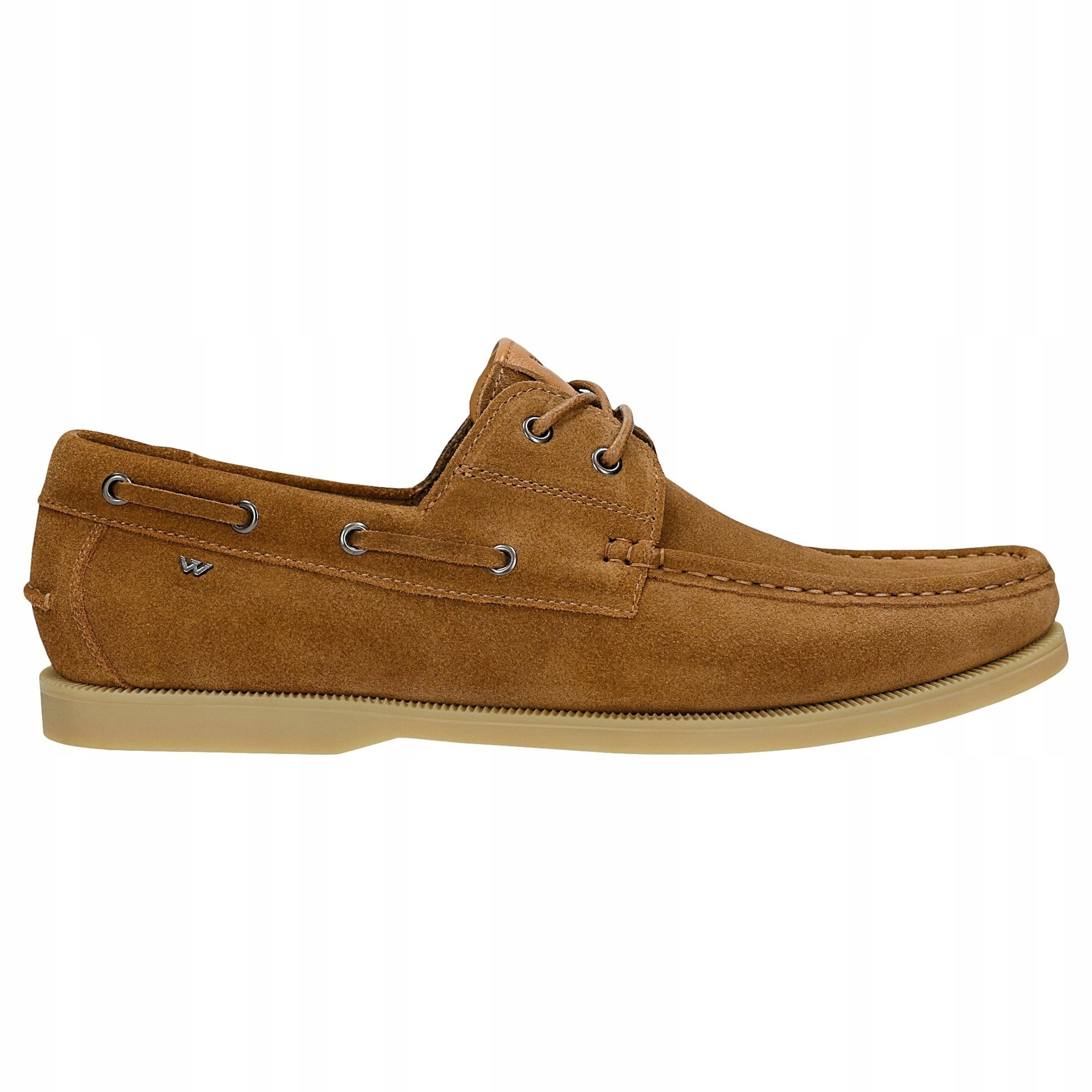 Hnědé červené pánské mokasíny vel. 44