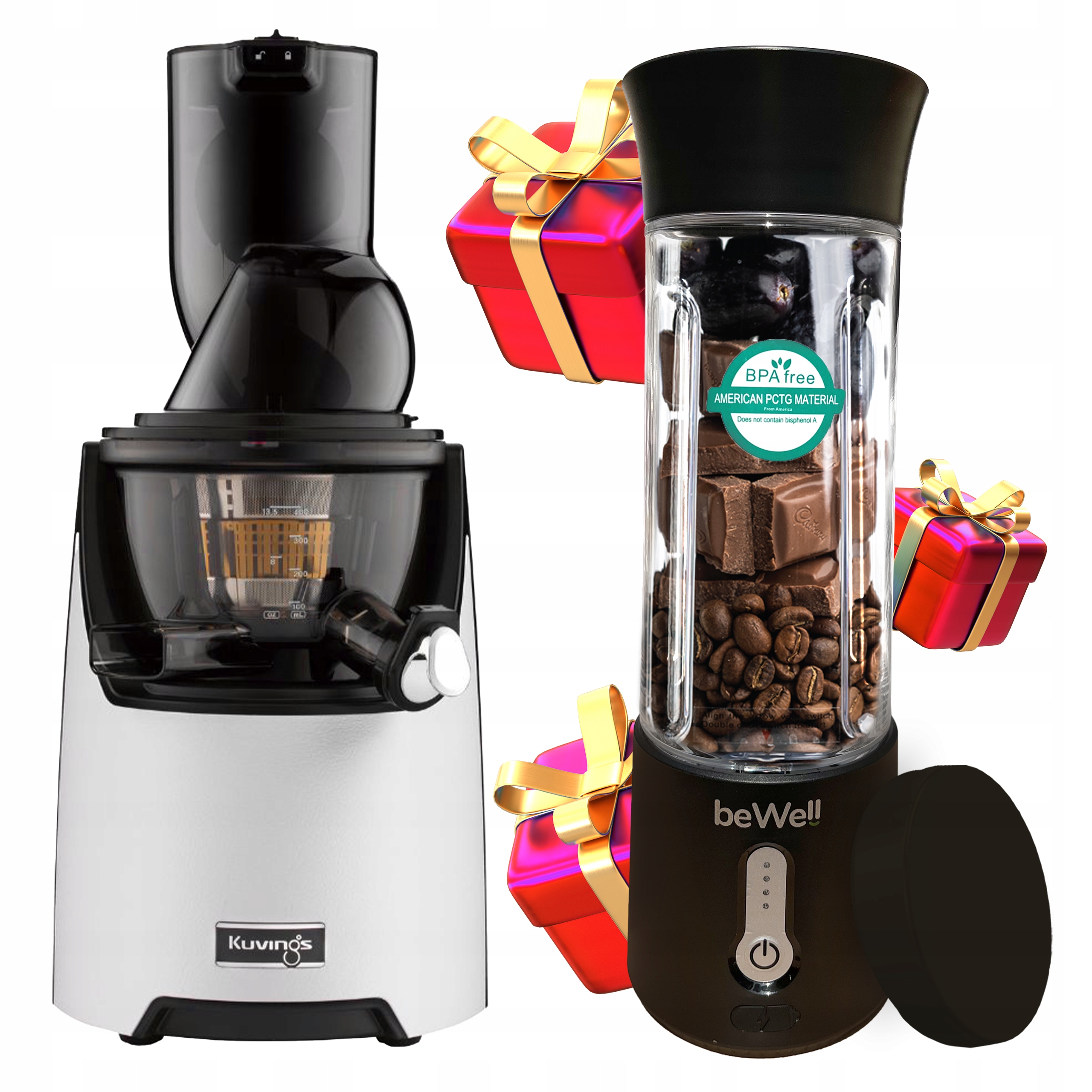 Pomalý Odšťavňovač Kuvings EVO820 Na Šťávy Z Ovoce A Zeleniny Mixér