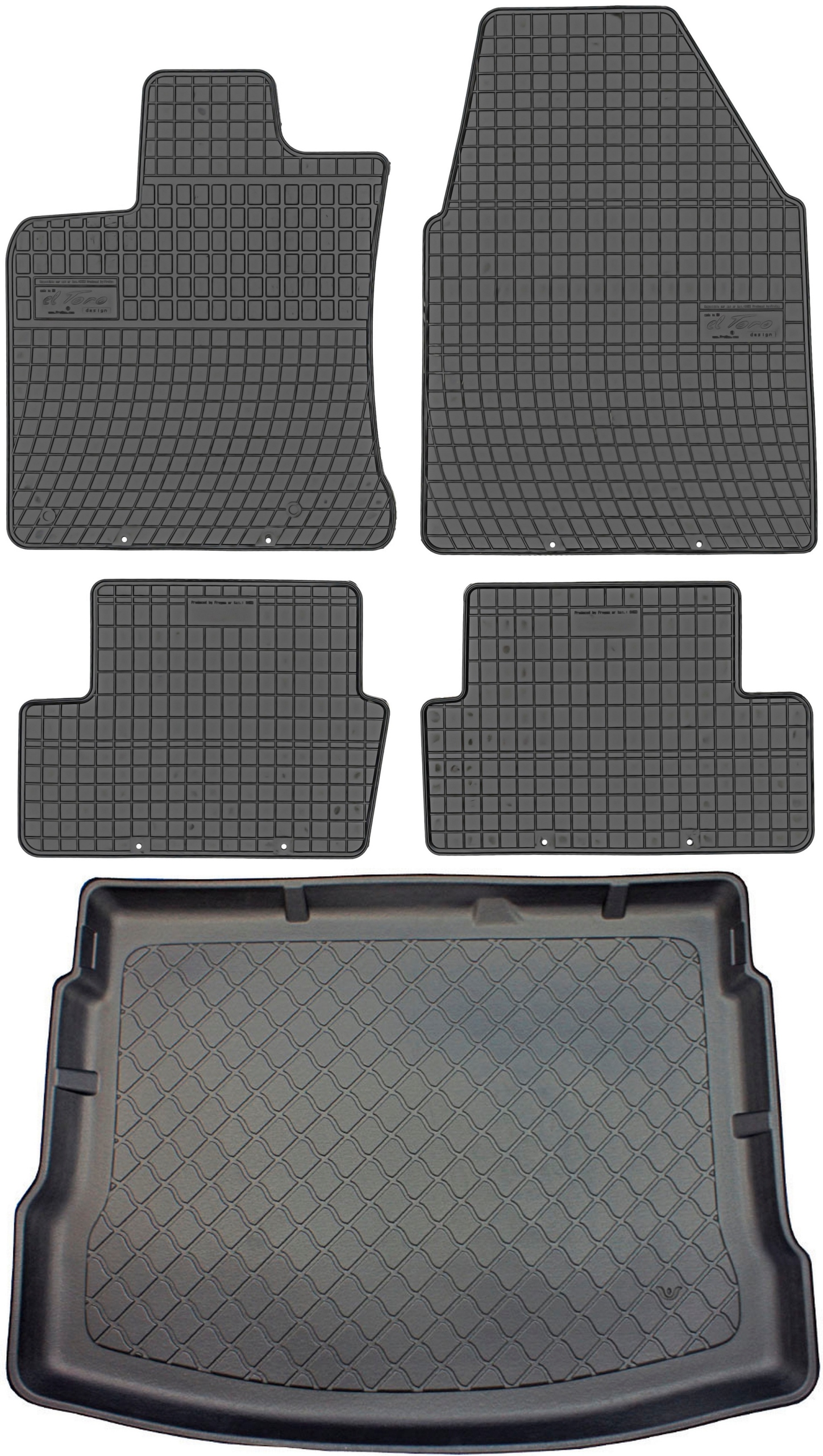 Nissan Qashqai I 2007-2014 Koberce s rohožou