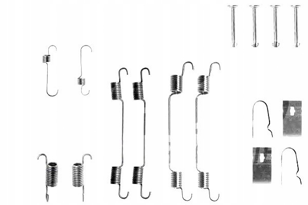 A.B.S. SPRĘŻYNKI DO SZCZĘK HAM. SUZUKI IGNIS 00-