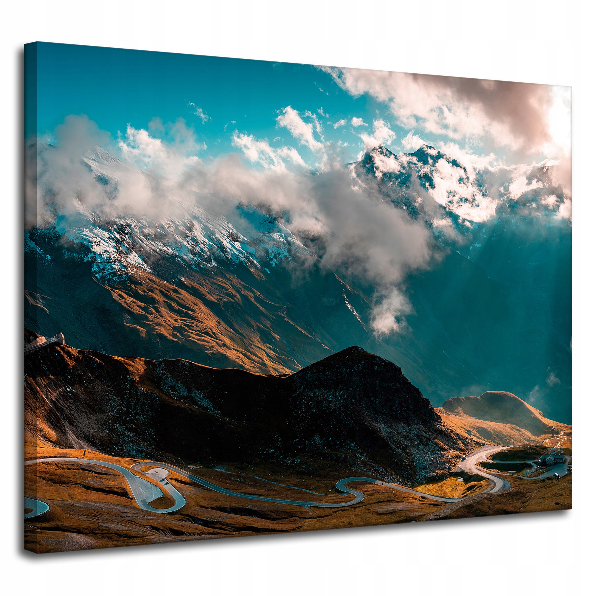 Obraz na plátně Sněžné hory Vrcholy mraků Příroda 100x80 cm