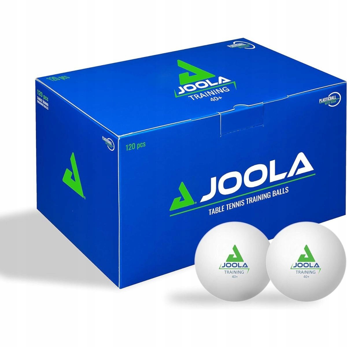 Míčky Na Stolní Tenis Joola Training 120 Ks Bílé