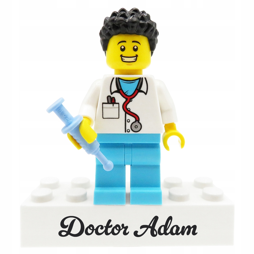 Lékař Doktor personalizovaná figurka panáček z dílů Lego