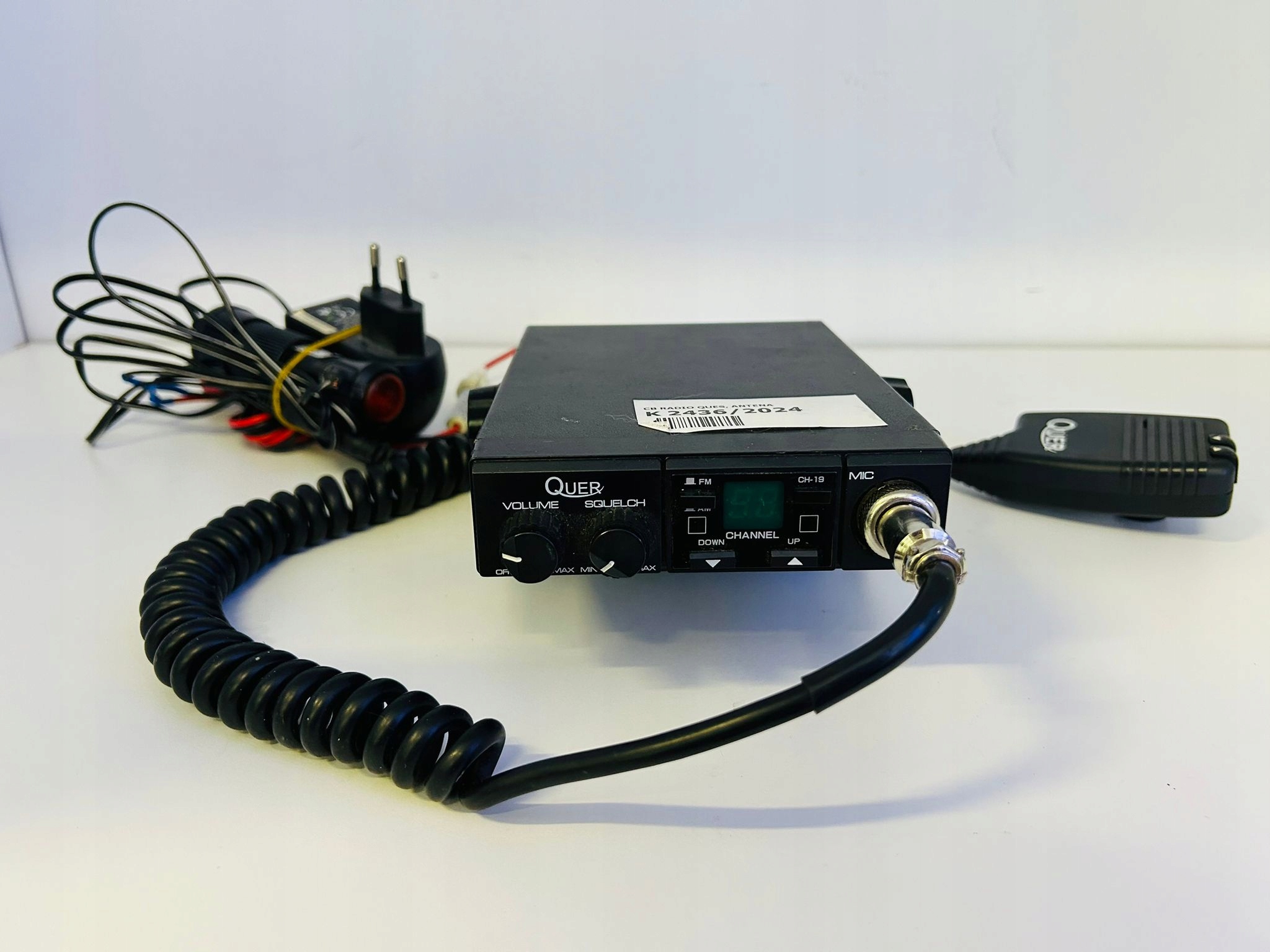 RADIO CB QUER 77114 + ANTENA, K2436/24 Marka Quer