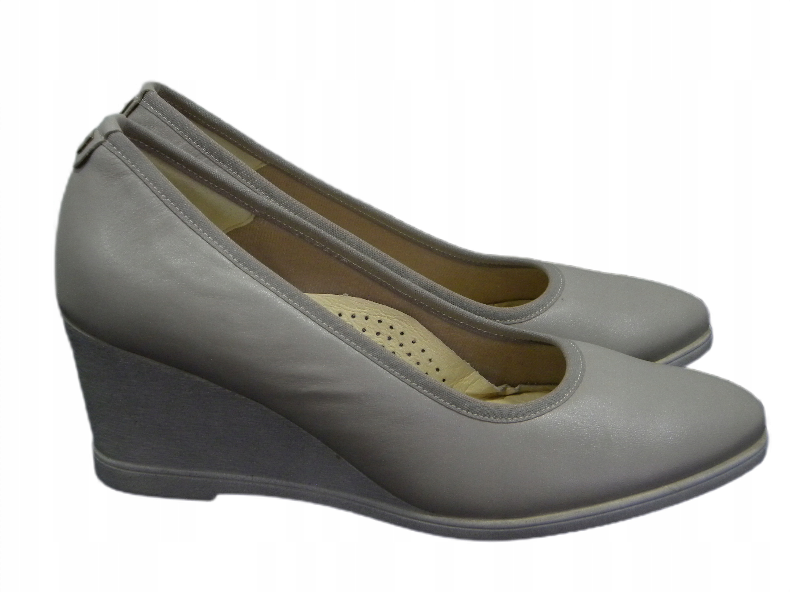 Dámské lodičky Koturn kůže Lampert 41