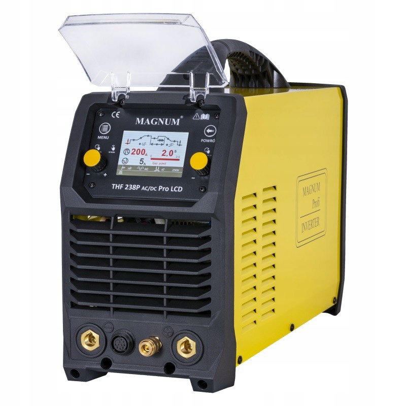 SPAWARKA INWERTOROWA MAGNUM THF 238 PRO LCD AC/DC Metody spawania MMA TIG