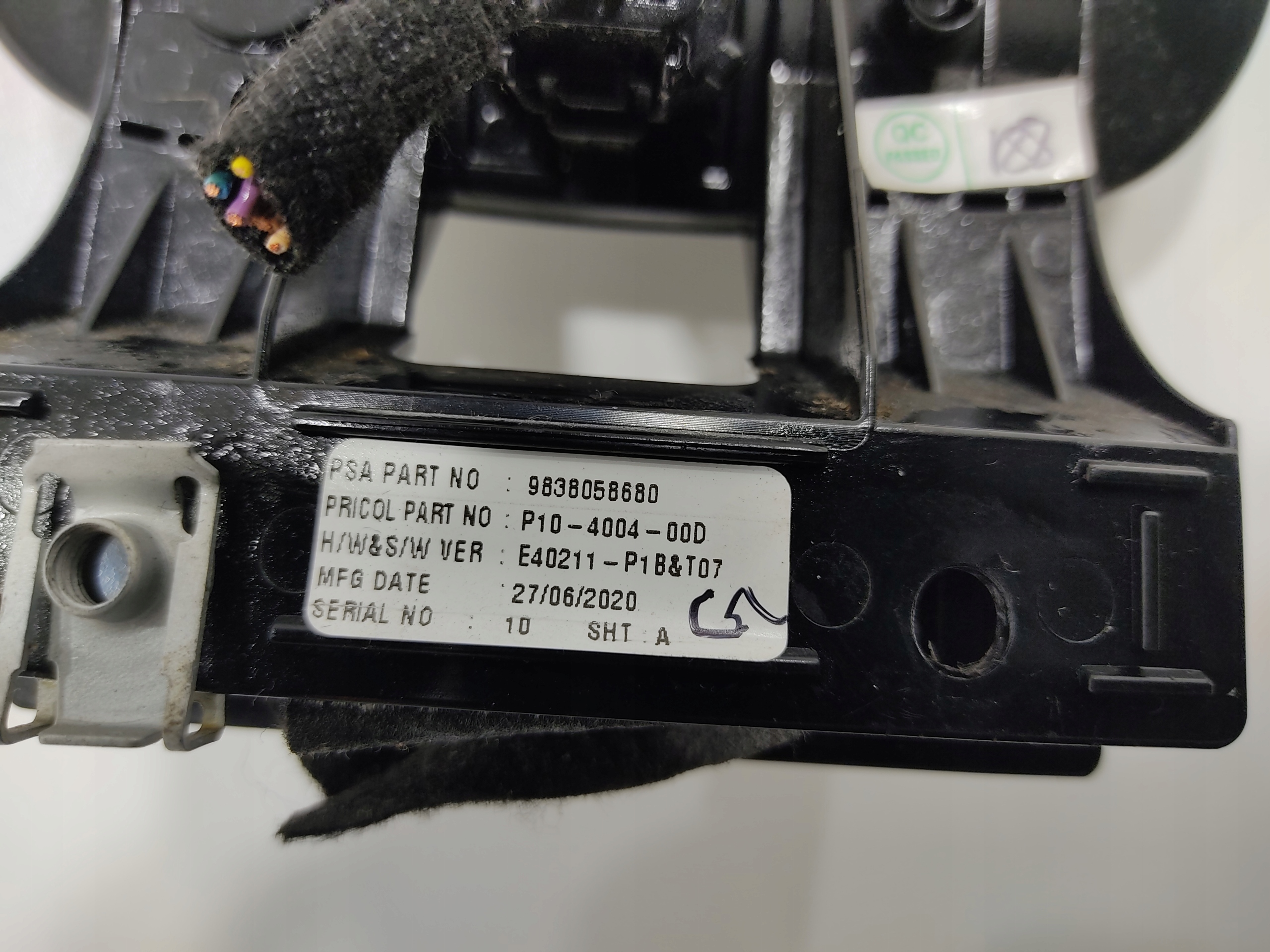 dials display CITROEN AMI 9838058680 2020-2024