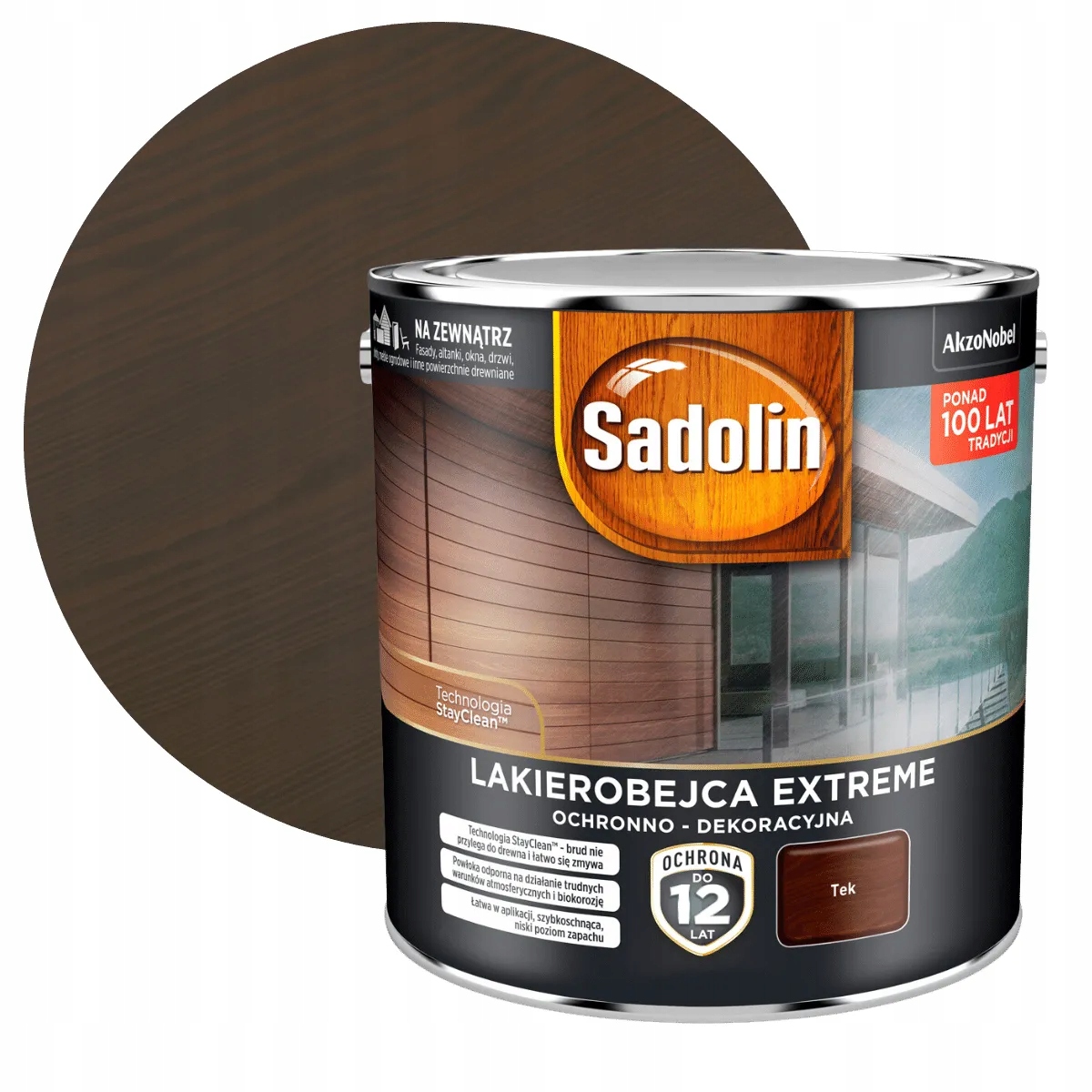 Sadolin Lakierobejca Do Drewna Extreme Tek 2,5L