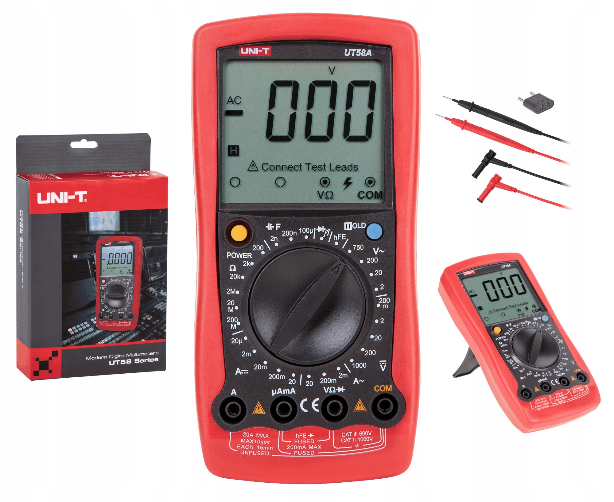 Univerzální měřič Uni-t UT58A digitální multimetr pro měření napětí a proudu