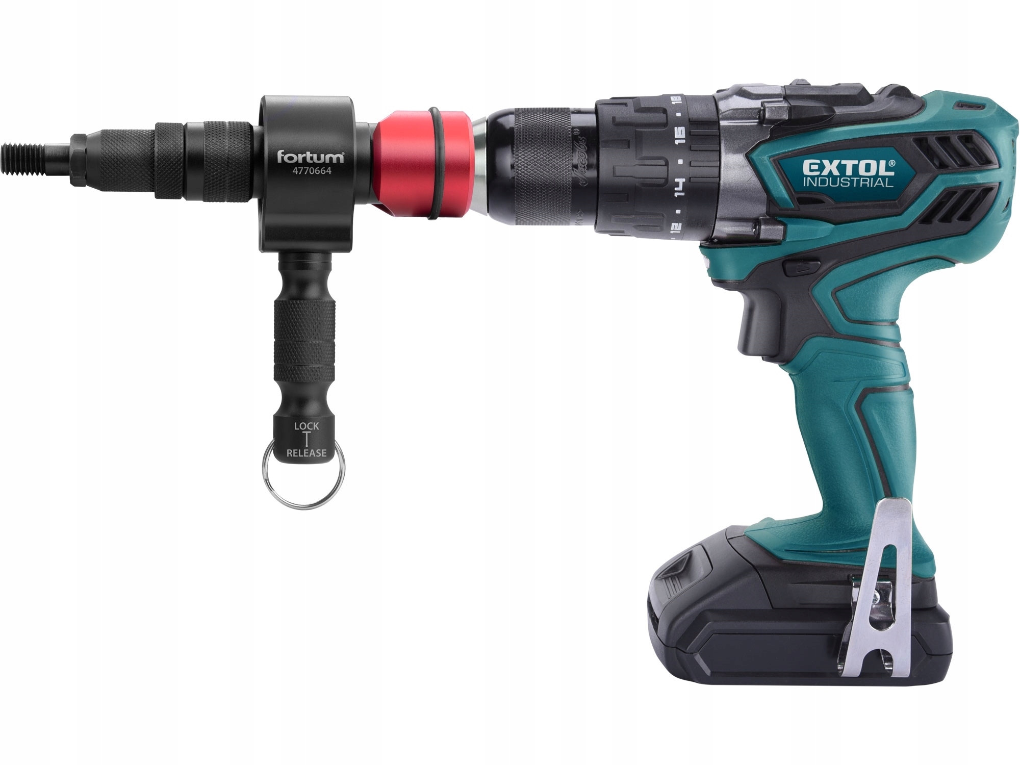 Profesjonalna przystawka do nitonakrętek Zasilanie ręczne