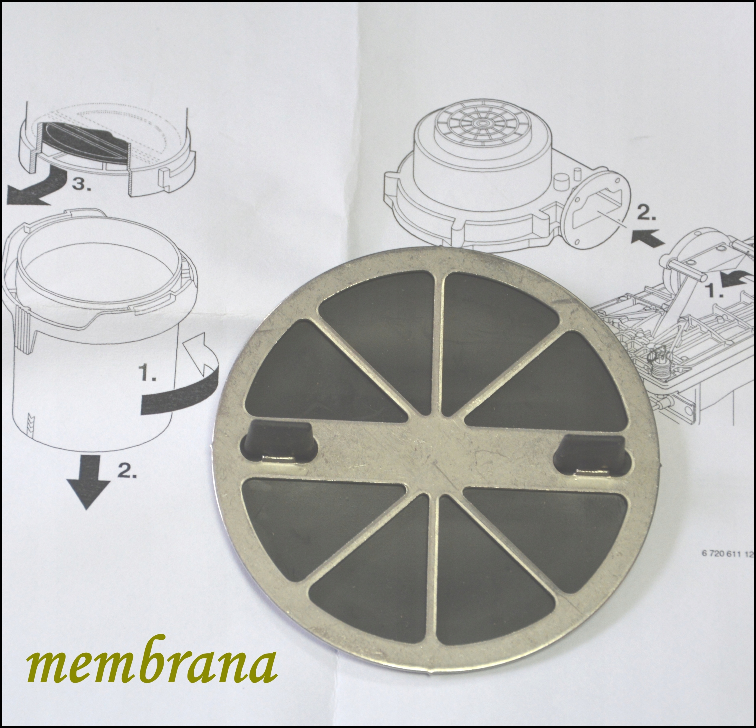 #membrana 87155058010 pre zariadenia značky Junkers