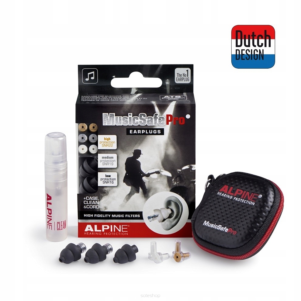 Alpine MusicSafe Pro Profesionální špunty do uší pro Dj hudebníky